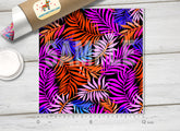 Tropical Palm Leaves Patterned HTV  682